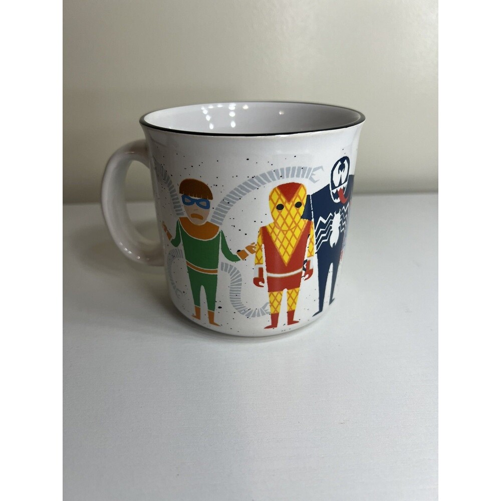 SPIDER-MAN/MILES MORALES/GHOST SPIDER/VILLAINS MUG-NEW-Coffee Mug-Marvel